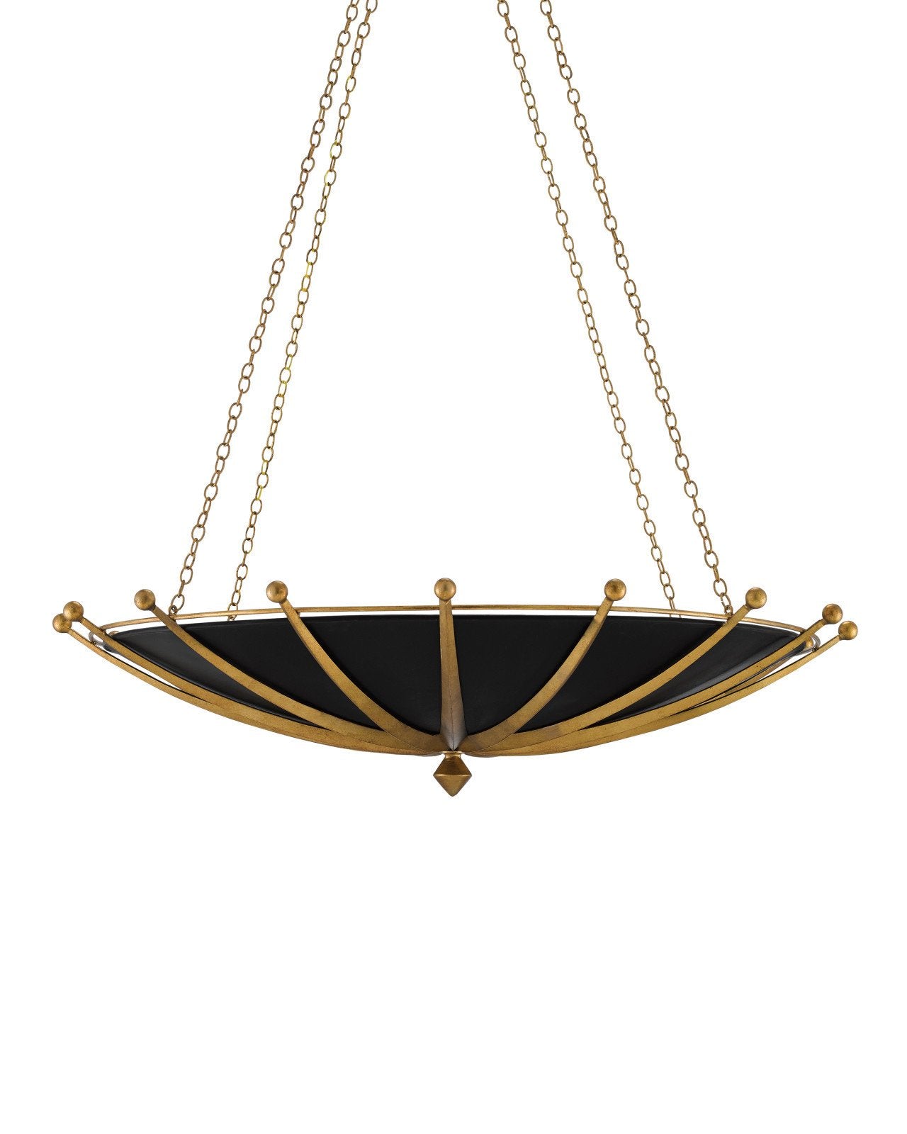 Fontaine Black & Gold Chandelier